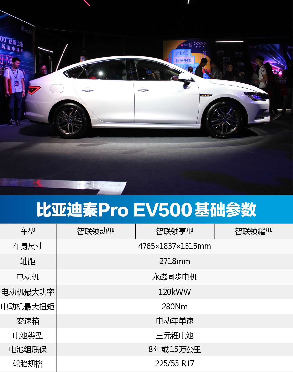首推智联领耀型，比亚迪秦Pro EV500购车手册