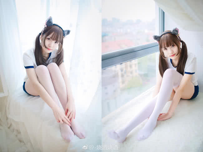 小姐姐黑丝白丝体育服兽耳福利COSPLAY,黑丝与体育服真是绝配