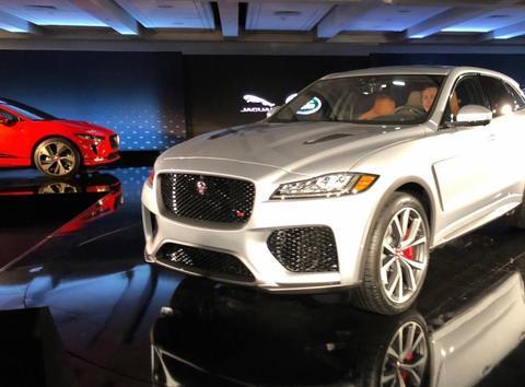 2018纽约车展：捷豹F-PACE SVR版发布 5.0L V8动力/4.3秒破百