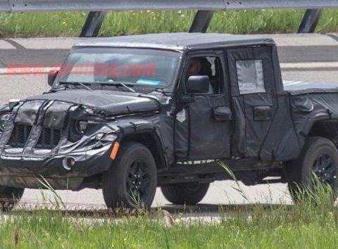 Jeep牧马人皮卡谍照曝光 或2019年初亮相