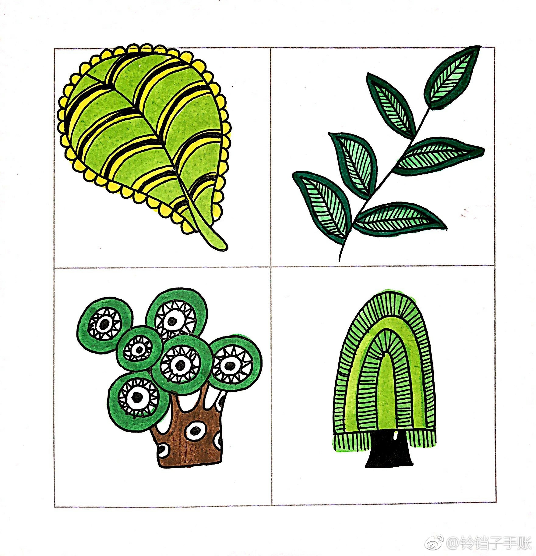 简笔画植物 - 高清图片，堆糖，美图壁纸兴趣社区