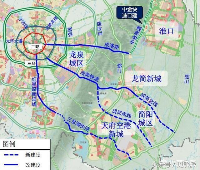 如何看待成都跨越龙泉山脉,向龙泉山脉以东发展?