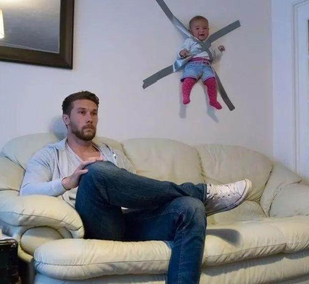 搞笑图片幽默段子笑话:我还是跟你保持距离吧,实在不