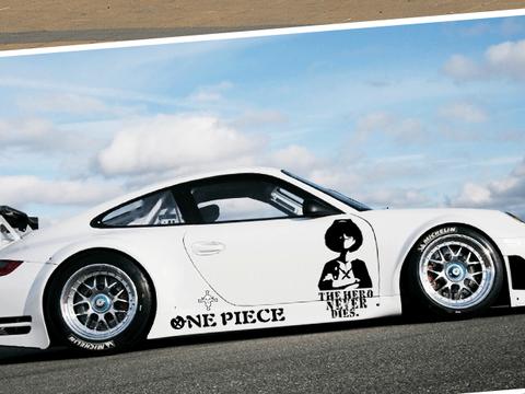 当海贼王贴纸遇到超跑，你想象不到他们碰撞到一起有多帅