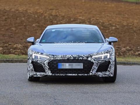 曝新款奥迪R8谍照 或2018年年内亮相