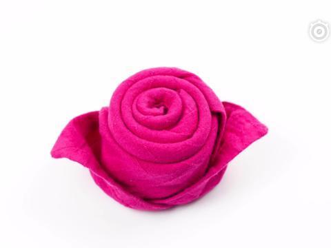 折纸王子教你毛巾玫瑰花, 简单又漂亮, 好玩的手工diy