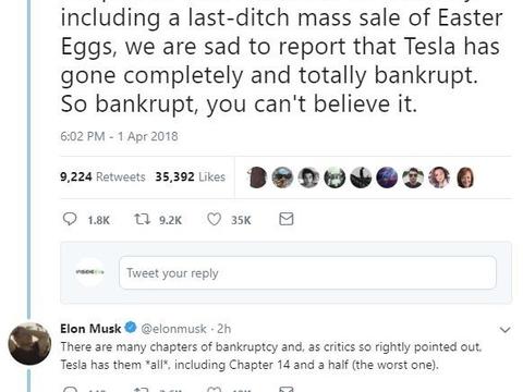 特斯拉处境艰难？真的快要破产了吗?马斯克在推特终于说出实情