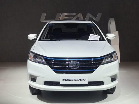 力帆新电动轿车“650EV” 北京车展首发