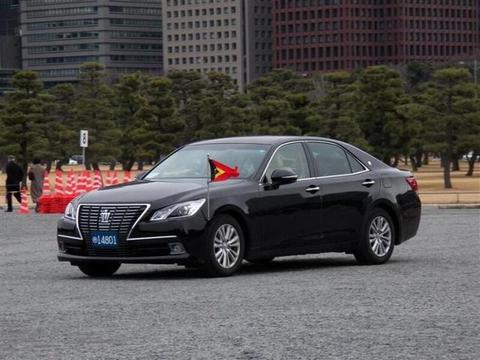 中国驻日大使馆用车不是红旗，但是也彰显了霸气！