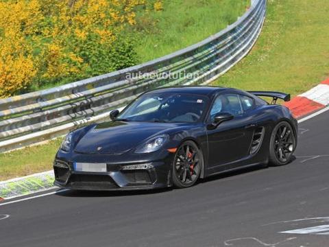 保时捷718 GT4谍照 或搭4.0L六缸动力