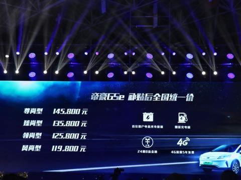 吉利帝豪GSe正式上市，补贴后仅售11.98万起，纯电动SUV新选择