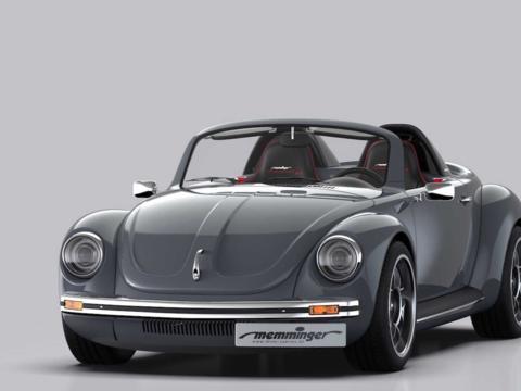 致敬经典！最复古的大众甲壳虫，敞篷设计，看起来酷似保时捷