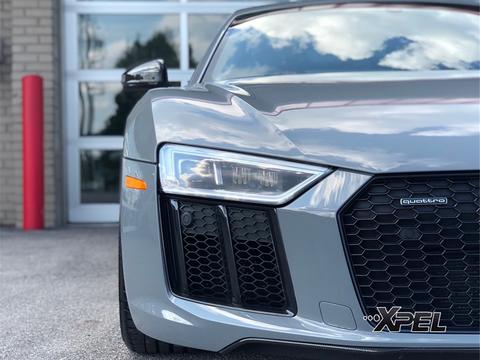 奥迪R8贴XPEL隐形车衣，超强性能极致保护