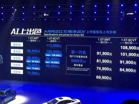 奇瑞一口气推出两款轿车，艾瑞泽GX、EX要重振家轿市场