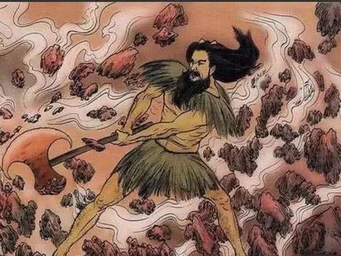 盘古开天辟地的故事图片