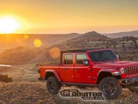 Jeep全新皮卡Gladiator官图曝光 洛杉矶车展首秀