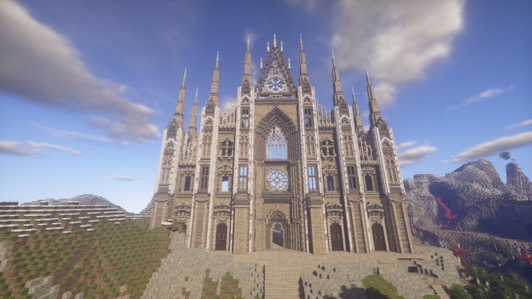 我的世界城堡设计图