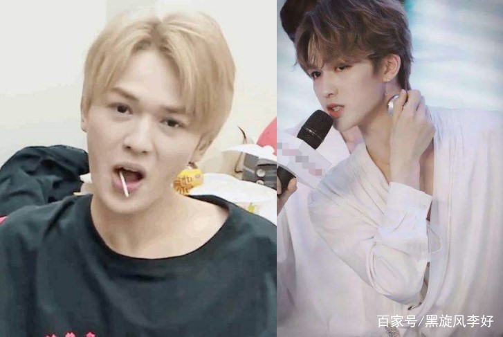 百分九素颜，justin清新，王子异成大叔，蔡徐坤像是换了张脸!