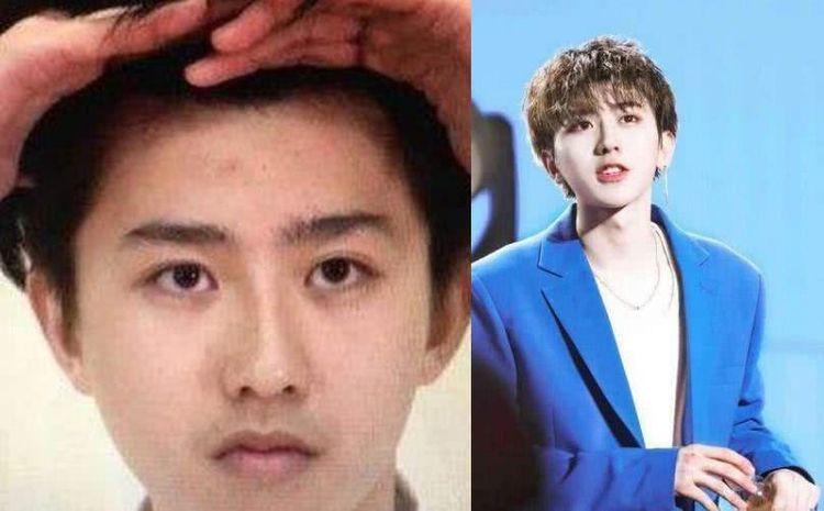 NPC素颜照, Justin小清新, 蔡徐坤像是换了张脸