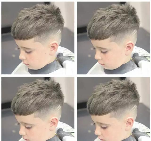 小男孩的发型帅的有很多款
