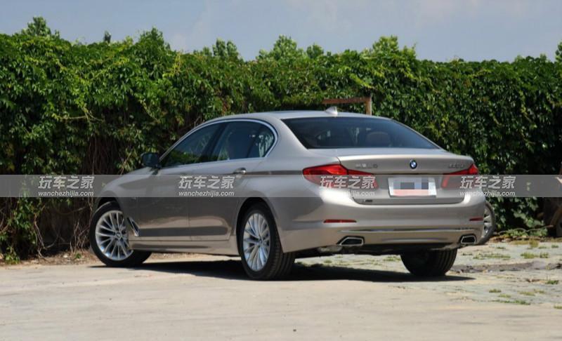 最新18款宝马530改装四出中尾段阀门排气