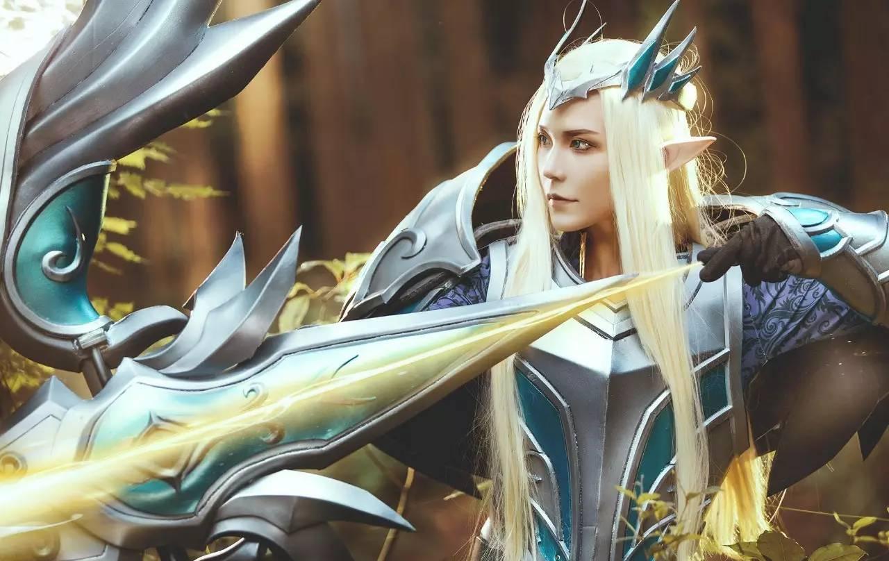 王者荣耀: 这是我见过最帅的后羿精灵王 女扮男装你看出来了吗?