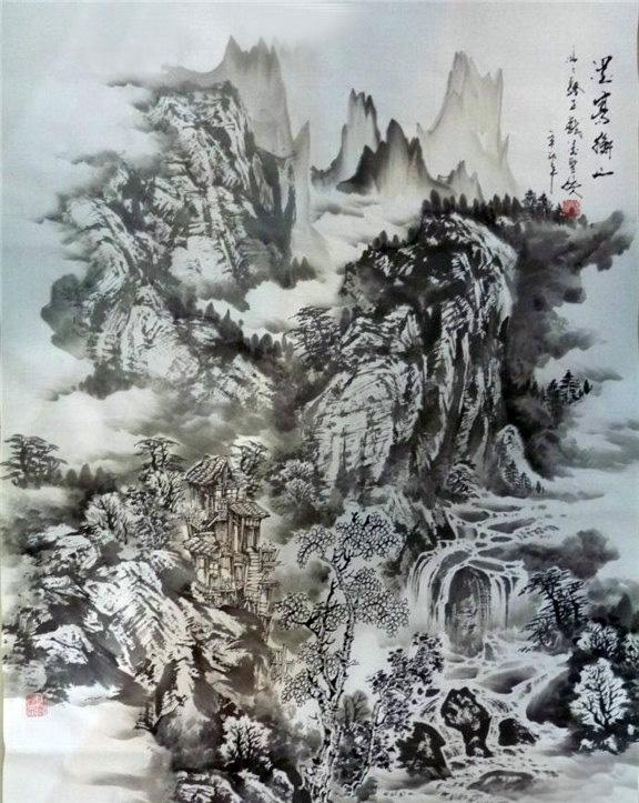 中国画家李一功山水画作品欣赏