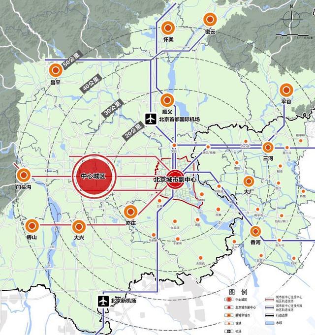 廊坊2025年城市规划图,2022年廊坊规划图 城市副中心与廊坊北三县统筹发展,打造京津冀区域协同