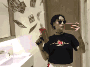 小猪佩奇纹上身,抖音养成社会人