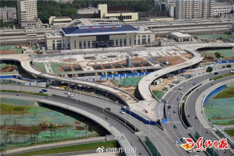 视觉冲击!焦作火车站南广场即将华丽亮相