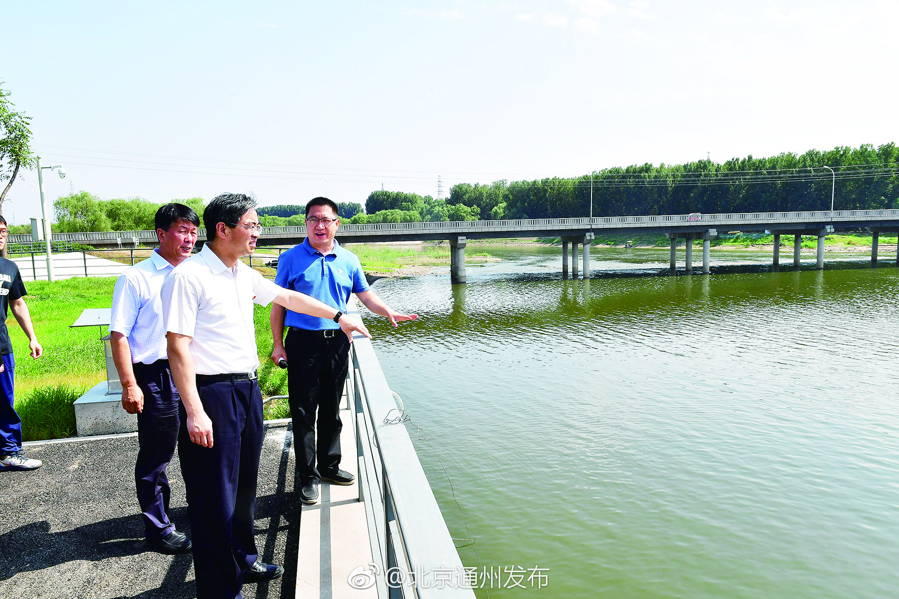 区领导检查全区防汛准备工作