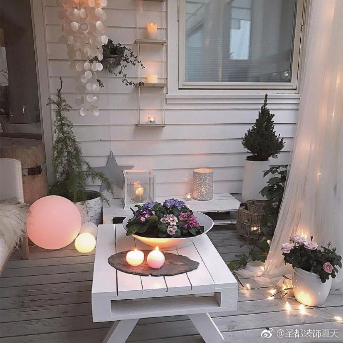 ins网红阳台 适合闺蜜聚在一起