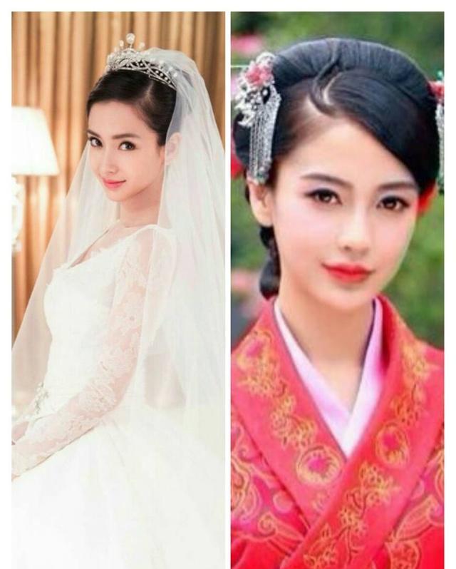 盘点明星的婚纱照与古装红妆照 没想杨幂竟输了