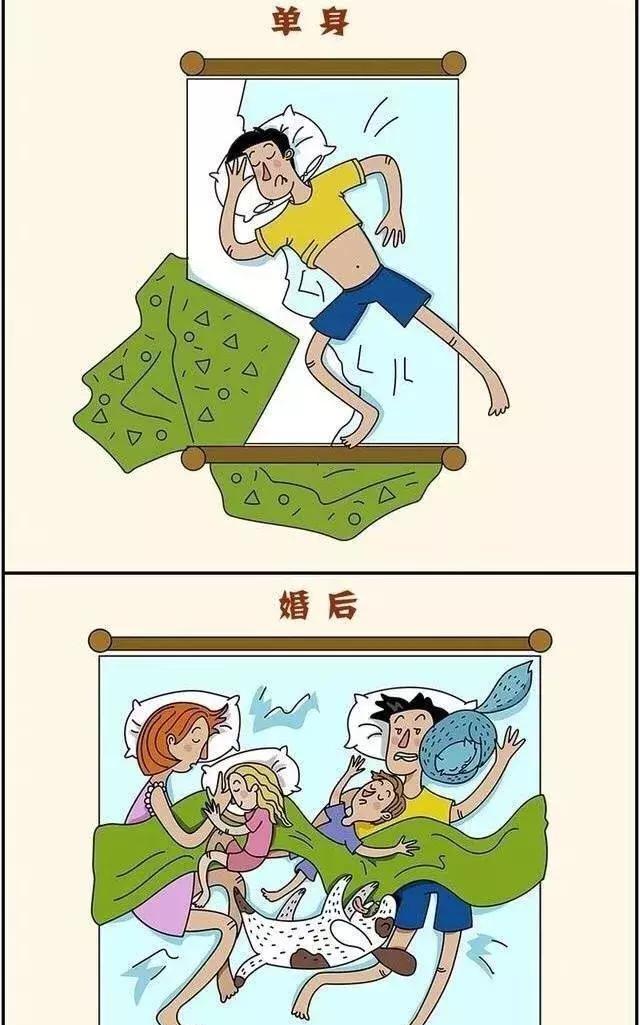 最温馨的婚前婚后对比图,看完居然想结婚了.