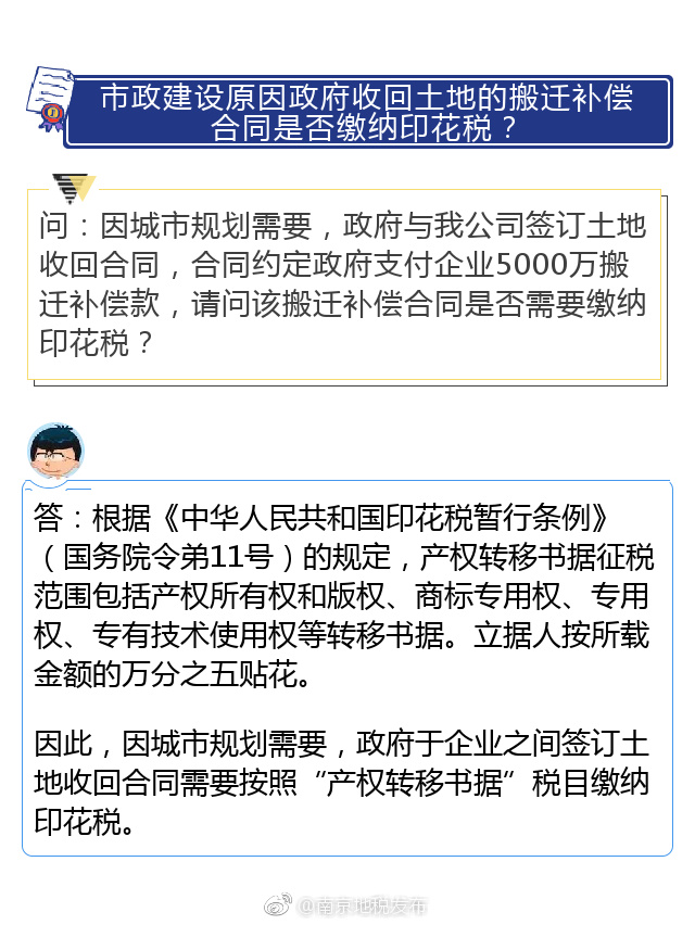 市政建设原因政府收回土地的搬迁补偿合同是否