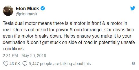 更快更强 特斯拉发布Model 3双电机四驱版和性能版