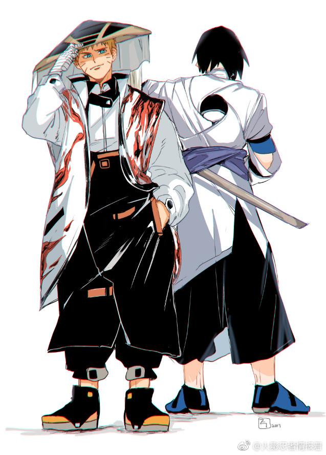 火影忍者卡卡西班创意时装秀,小樱美,佐助鸣人瞬间变身时尚潮男