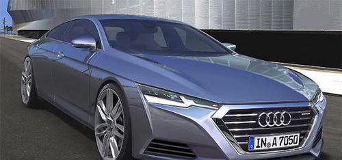 全新一代奥迪轿跑, 取消物理按键, 两块中控屏, 科技感十足