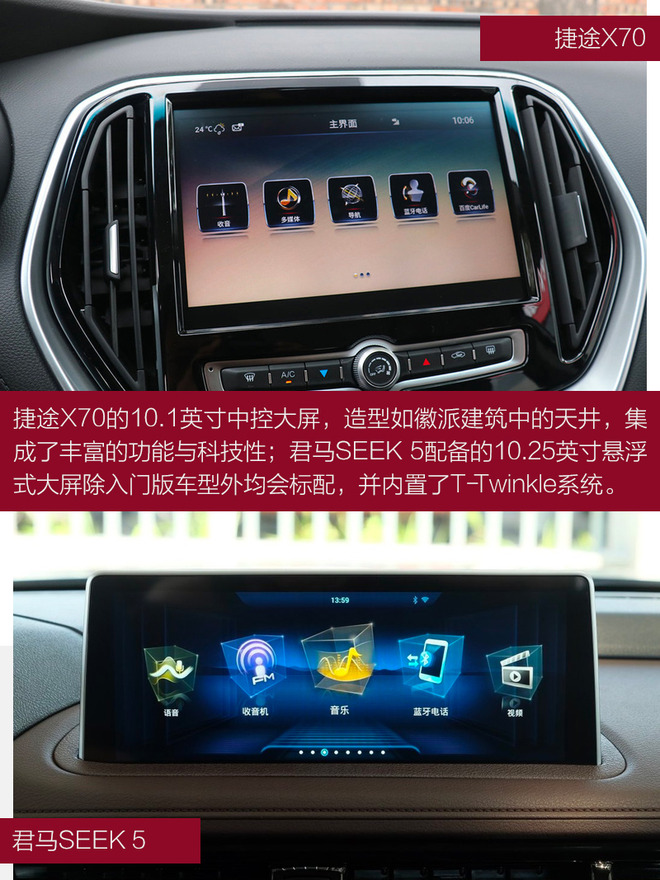 势均力敌的较量 捷途X70对比君马SEEK 5