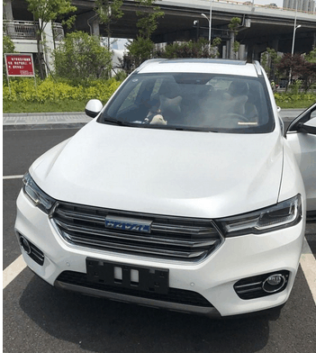 17万提全新哈弗H6蓝标, 迎宾灯居然是红色的