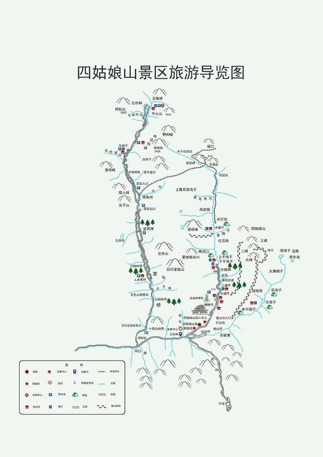 最全的四川旅游地图精简版：23张高清大图，放在手机里太方便了！
