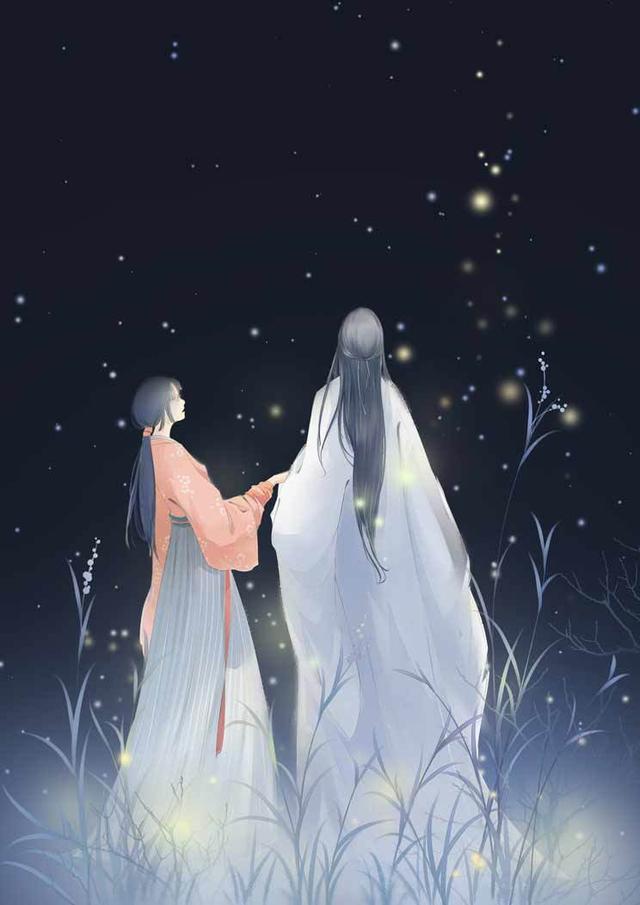 水落红莲,此情依旧 古风动漫意境手机竖屏壁纸