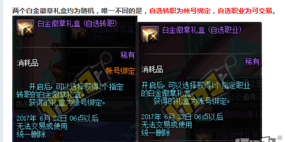 DNF如果白金徽章能卖, 你是要拿去卖还是自己开?