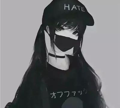 头像壁纸:暗色系女孩头像壁纸