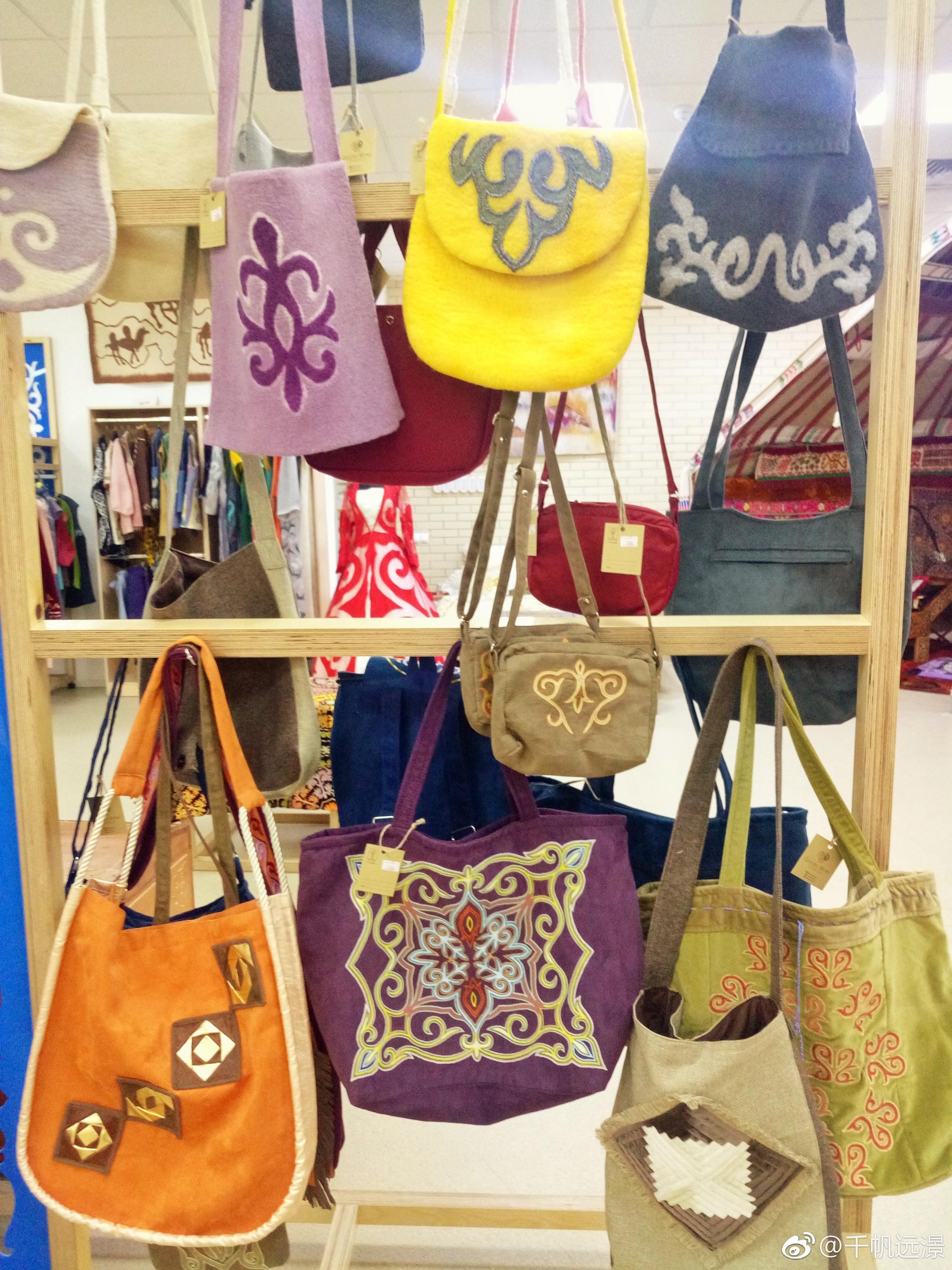 哈萨克斯坦传统手工艺品。匠人精神,纯手工精髓