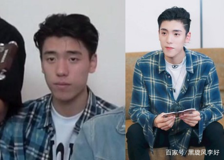 百分九素颜,justin清新,王子异成大叔,蔡徐坤像是换了张脸!