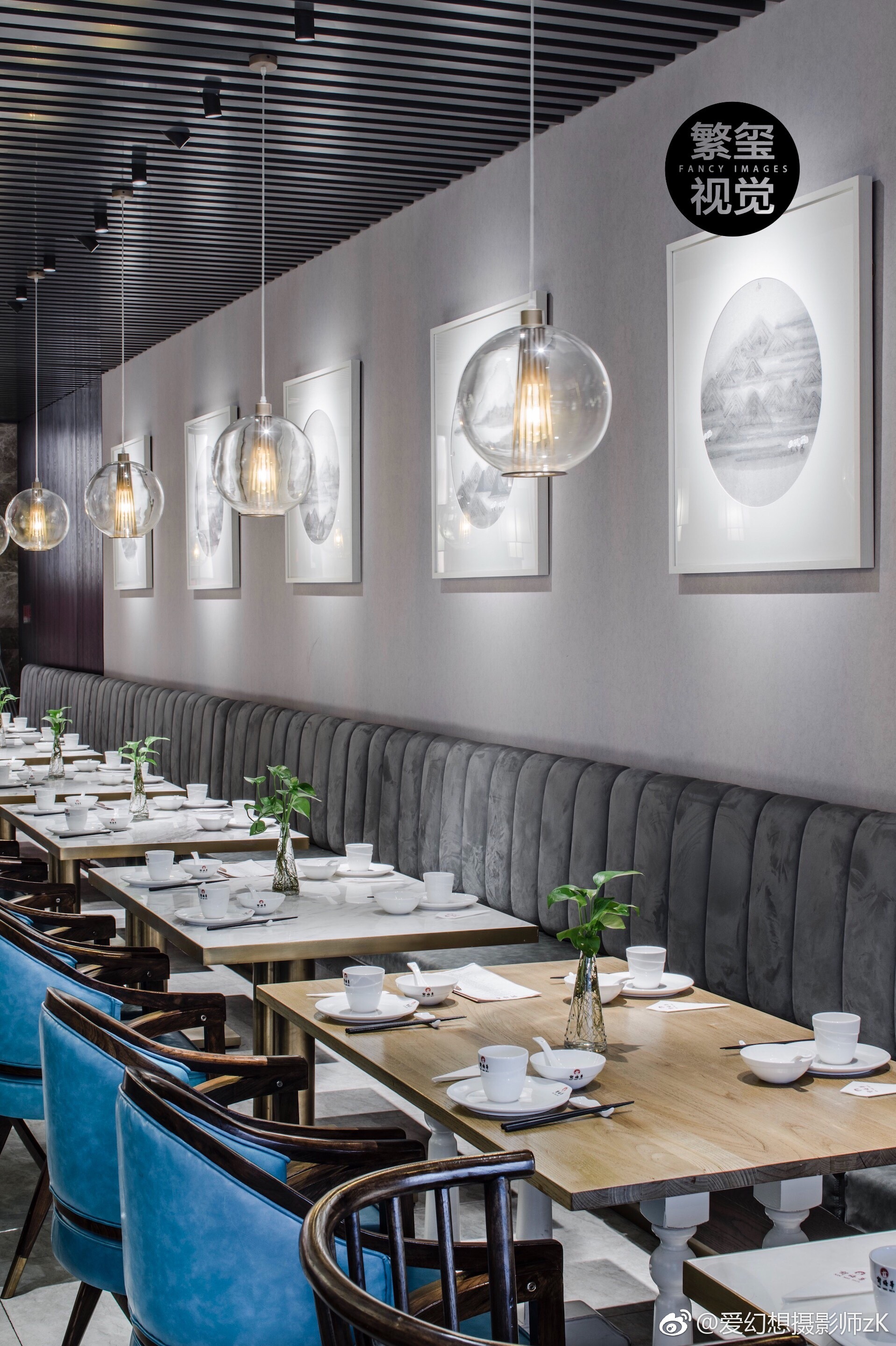 新梅华中餐厅苏州中心店设计:合众合餐饮全案