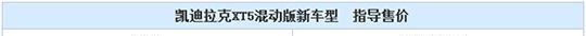 全新凯迪拉克XT5 28E四驱技术型上市 外观内饰配置升级油耗更低