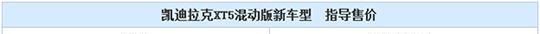 全新凯迪拉克XT5 28E四驱技术型上市 外观内饰配置升级油耗更低