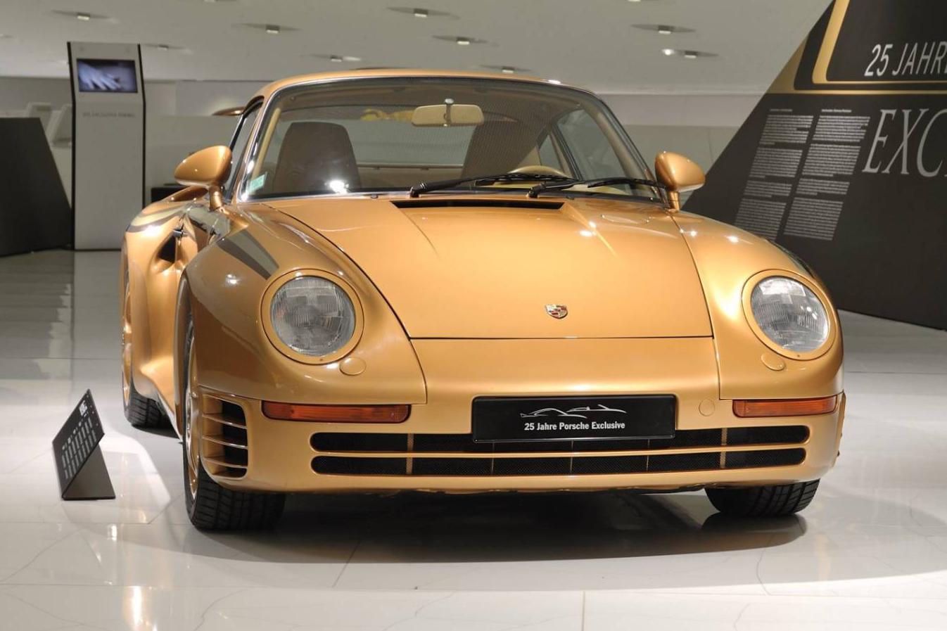 专为酋长定制的“黄金版”保时捷959，连排气管都含“黄金”！